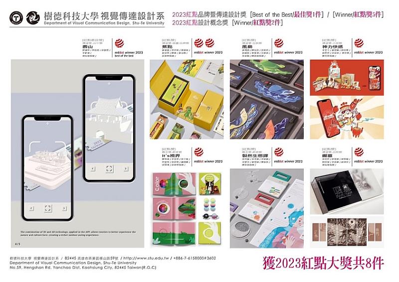 圖說二：「2023德國紅點設計大獎 」(Red Dot  Award)獲獎作品