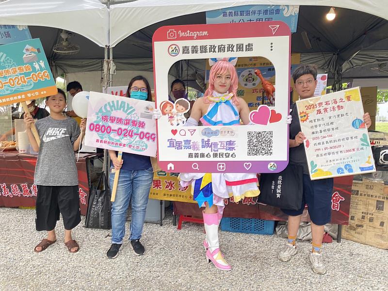 守護選舉廉潔 搭上海之夏熱潮 政風處走向人群積極宣導