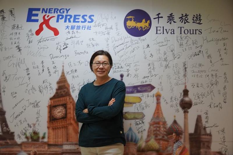 曹淑鈴在今年初和千乘旅行社合作，聯手創立大乘旅運集團，雙方互相持股，辦公室、人力和業務合併共用，希望打造出1加1大於2的加乘效果。