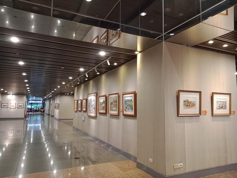 1 楊年發及吳淑惠伉儷畫展今(2023)年八月於台北國際會議中心(TICC)展出，展期至8月29日。(貿協提供)
