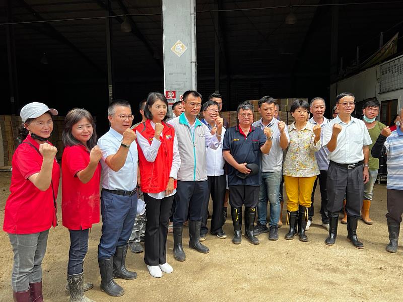 農業部陳吉仲部長視察南投縣仁愛鄉及埔里鎮農作物災損情形