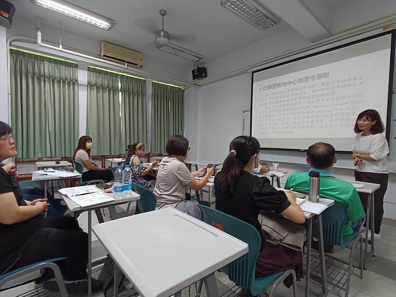滕紹瑜老師期許學員以學習者為中心來思考
