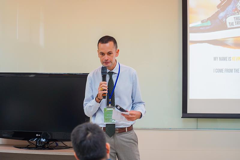 法國創業家Kevin關注企業永續發展，透過EYE Global計畫來台灣收穫滿滿。