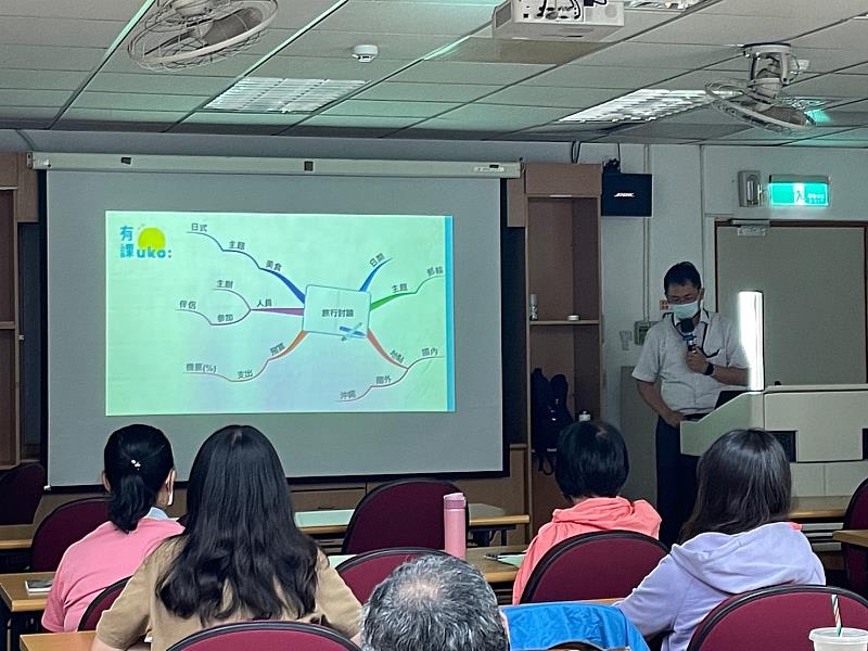 ↑「科技筆記管理知識」-蔡興正老師將以「心智圖法」引導學員了解問題的本質