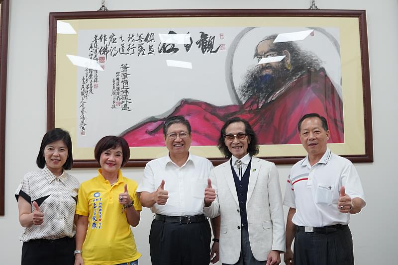 水墨大師李登勝任竹縣縣政顧問  助充實竹縣美術館