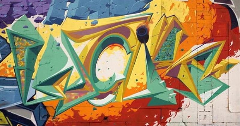 「墨路行者」國際塗鴉大賽俄羅斯評審WAIS的塗鴉作品