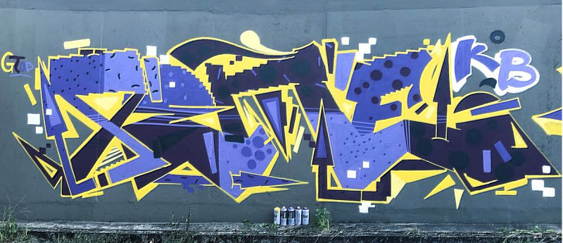 「墨路行者」國際塗鴉大賽香港評審XEME的塗鴉作品