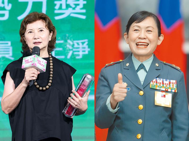世新大學傑出校友陳育琳為台灣首位女性中將（右圖），世新大學傑出校友李烈近日獲得「500Young」的領路人獎（左圖）。（翻攝自網路）