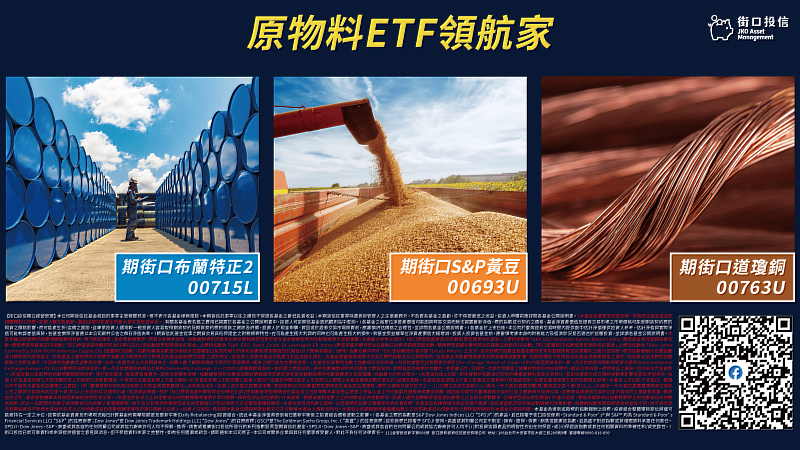 ▲ 街口投信指出，投資組合中加入原物料ETF，可讓整體資產組合達到分散風險增加報酬的效果。（圖／街口投信提供）