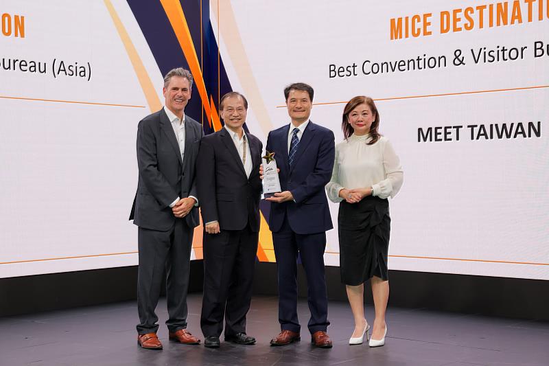 3. Stella Awards由M&C ASIA舉辦,8月16日頒獎,MEET TAIWAN抱回亞洲最佳會展局、臺灣並榮獲最佳展覽目的地獎。(貿協提供)