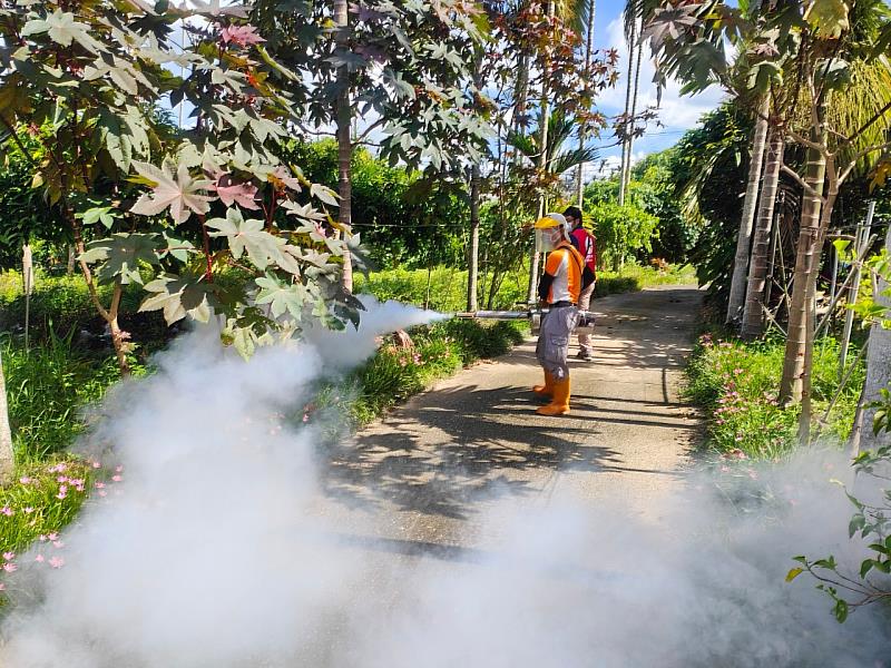 防治登革熱從嚴 嘉義縣接獲通報足跡立即清消