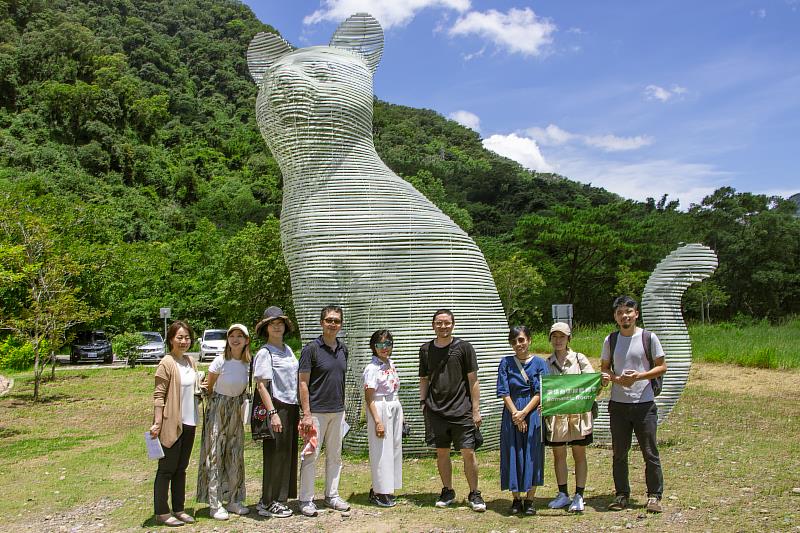 長谷川率岡山藝術季策展團隊，與浪漫台三線藝術季交流見學