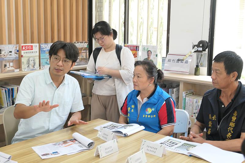 圖4_周副主委希望藉由圖書館專家學者的專業，協助地方圖書館發現營運問題並提出改善建議。