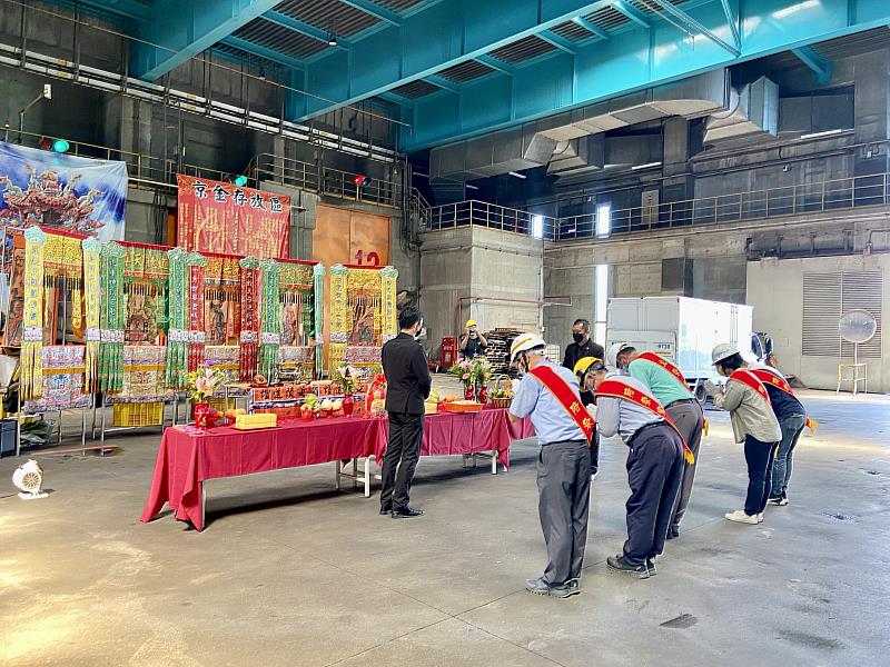 環保局淨爐祈福法會大典 呼籲以功代金