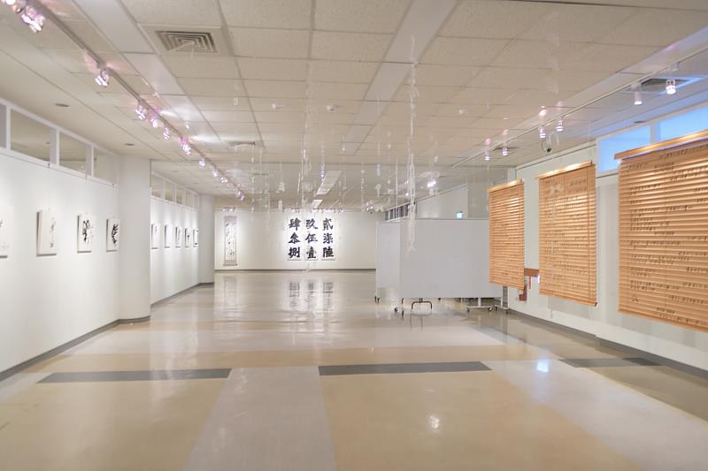 長榮大學內的長榮藝廊展場一隅