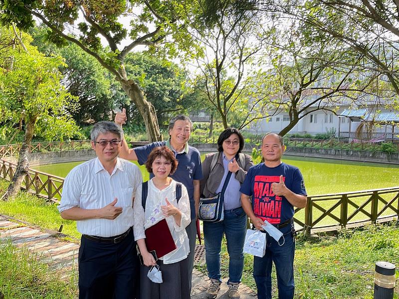 聖約翰科大靜波湖週遭將做為「廚餘循環養耕農法」的執行場域，推廣永續環境與健康飲食觀念。