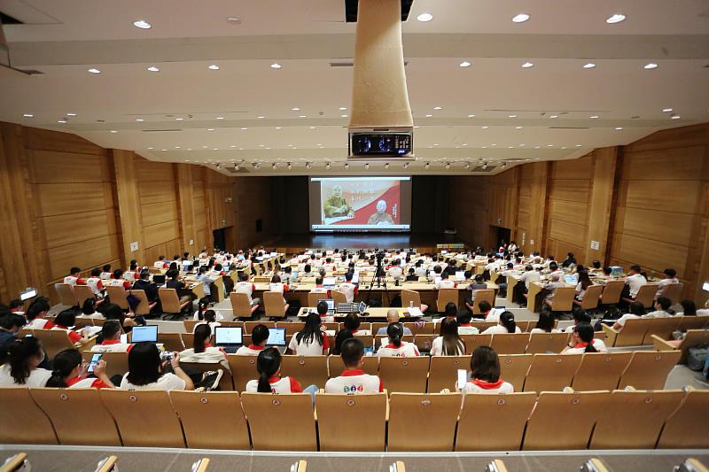 南華大學舉辦共識營，董事長慈惠法師特地錄製開示影片予以勉勵。