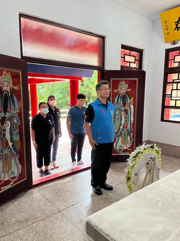 臺東縣政府原訂九三忠烈祠及軍人忠靈祠秋祭典禮 因颱風來襲取消