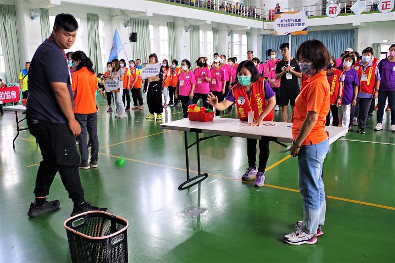 資源灌籃高手項目也由竹北市新國社區發展協會奪勝