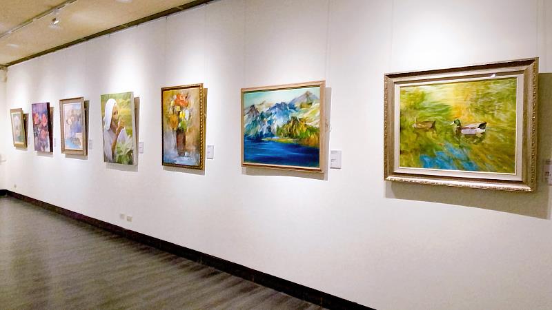 滿藝人生-新北市現代藝術協會2023會員聯展油畫作品