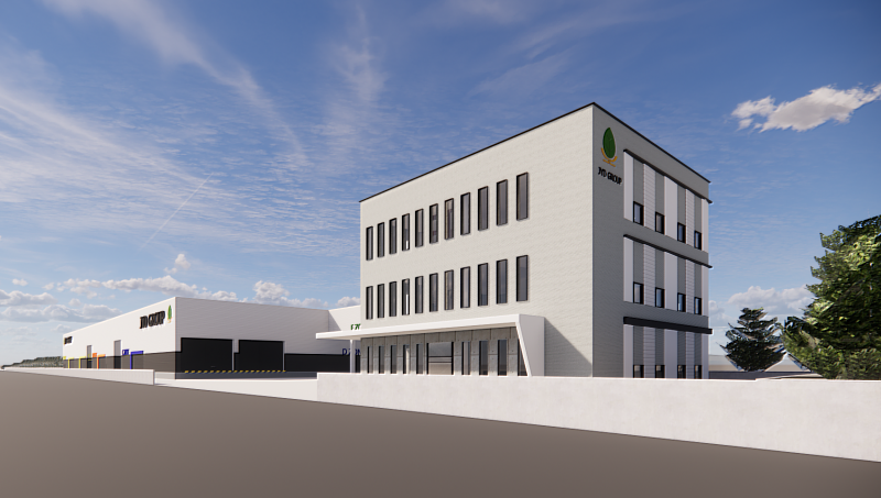 金益鼎新廠示意圖。