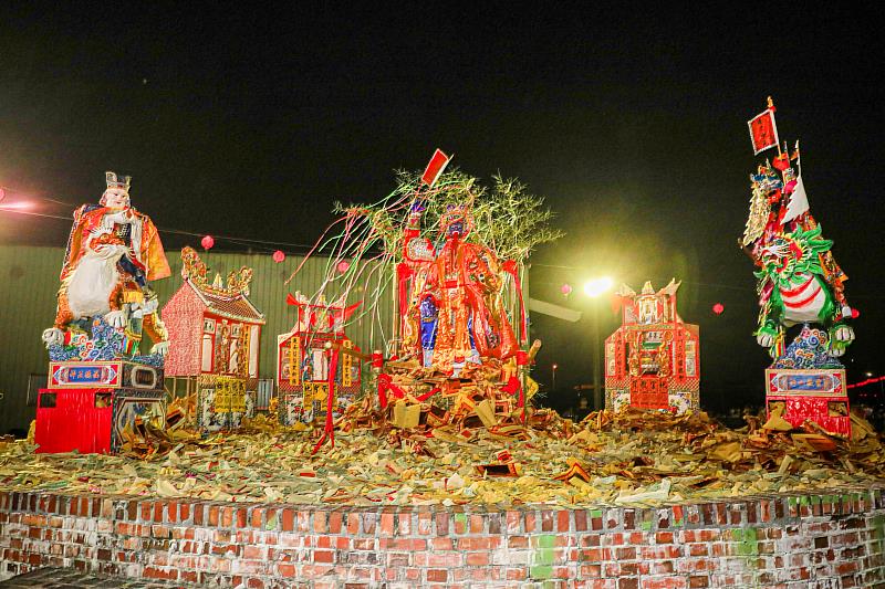 大士爺祭最終日 嘉義縣副縣長劉培東護送神尊昇天-5