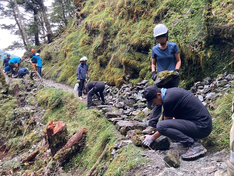 歷年嘉明湖手作步道工作假期工作情形