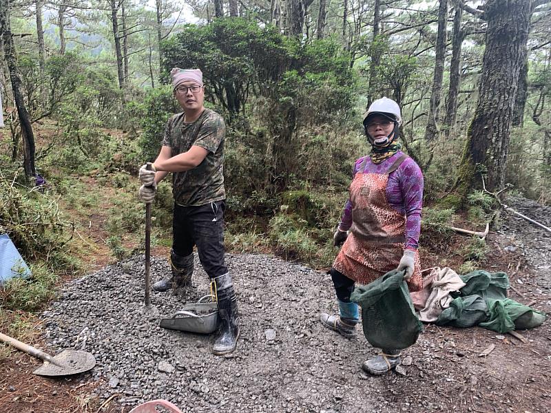 歷年嘉明湖手作步道工作假期工作情形