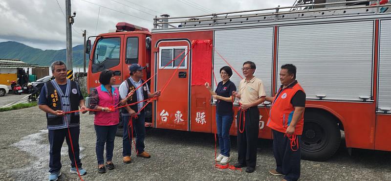 蘭嶼救災量能再提升 饒慶鈴主持東清消防站成軍啟用！推動消防救護網 守護離島鄉親