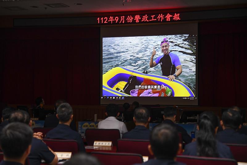 侯友宜出席警政工作會報 勉勵同仁守護市民安全。