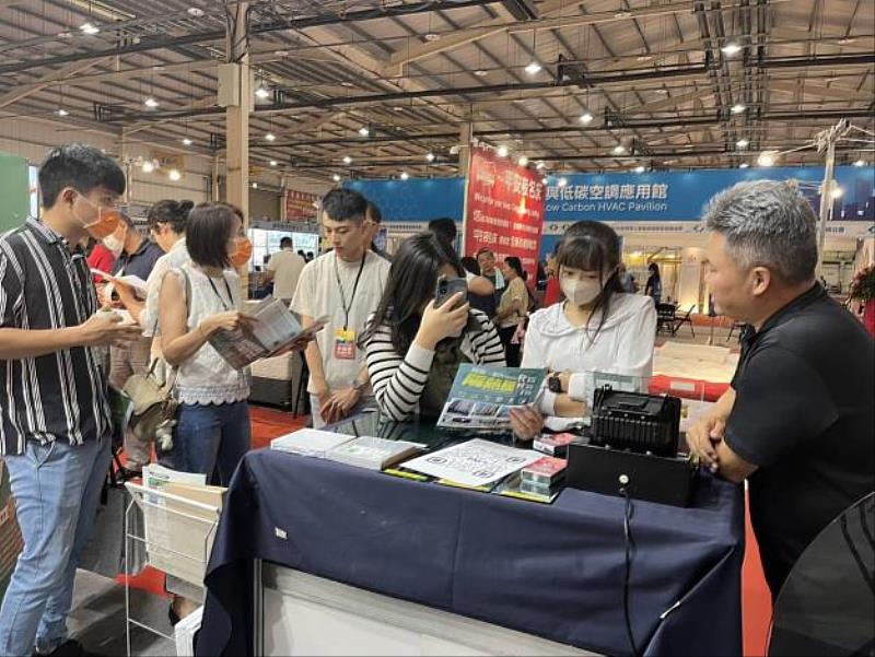 「台灣節能膜科技股份有限公司」展覽現場照片。