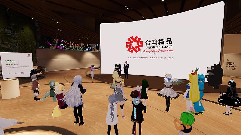 外貿協會秘書長王熙蒙於VR World世界開幕致詞。(貿協提供)