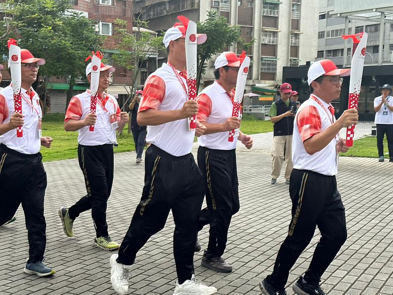 臺南市聖火隊進場