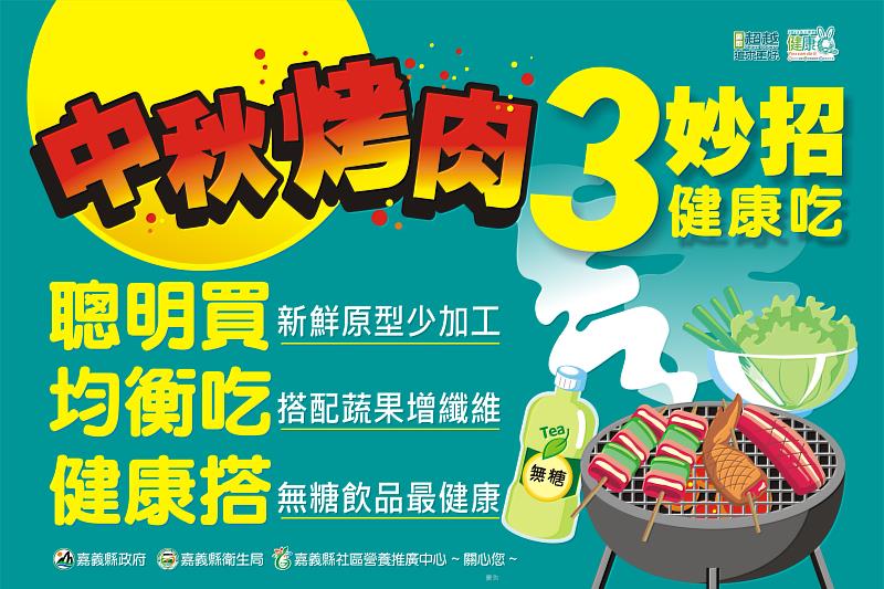中秋團圓健康吃 營養師傳授「烤肉3妙招」