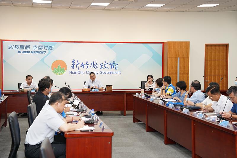 官網-縣長楊文科在會中指示環保局及消防局突擊檢查