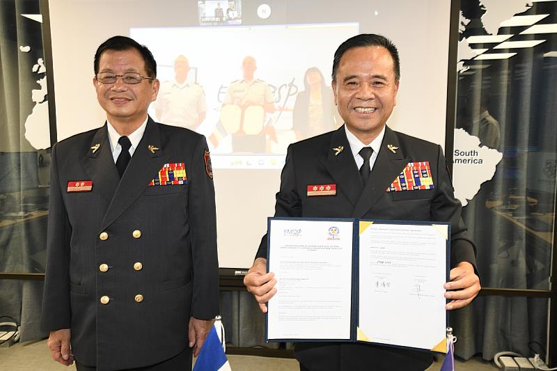 新北市政府消防局李清安局長表示：「我們於108年曾與法國ENSOSP簽署合作議定書建立雙方交流合作機制