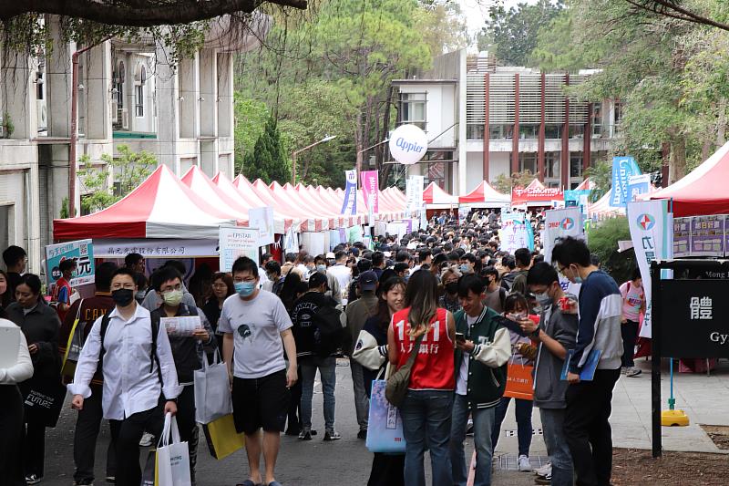 圖2：新竹市秋季校園徵才博覽會明日清華大學登場(資料照)。