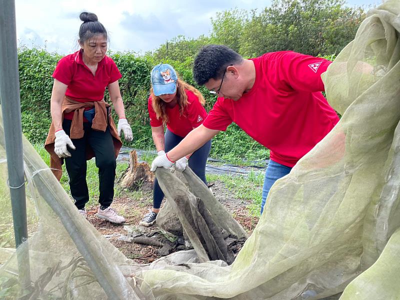 好鮮宴日式咖哩老闆娘第一次參與志工服務，也希望藉由服務更關懷社會