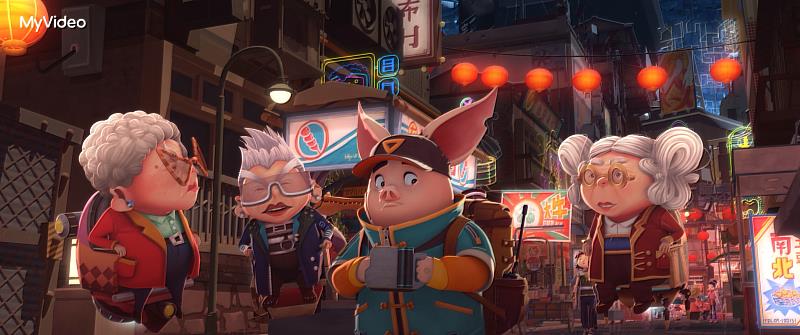 MyVideo首部共同出品的台灣原創動畫電影《八戒》，除了是今年「最佳動畫片」唯一入選作品外，同時也入圍「最佳動作設計」。