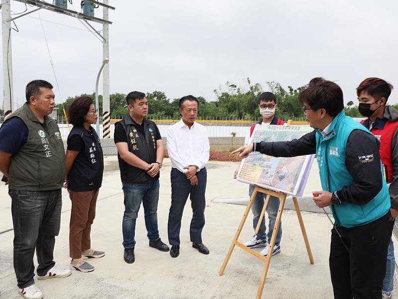 小犬颱風來襲 翁章梁視察易淹水地區抽水站整備