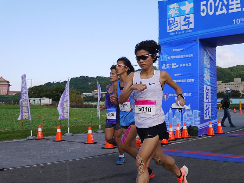女子50公里全國紀錄楊喬筑今年持續參賽挑戰自己的紀錄。