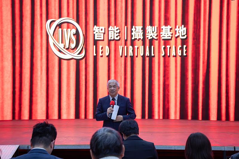 世新大學校長陳清河表示校園設備的建設就是為了培養跨域傳播人才。（世新大學提供）