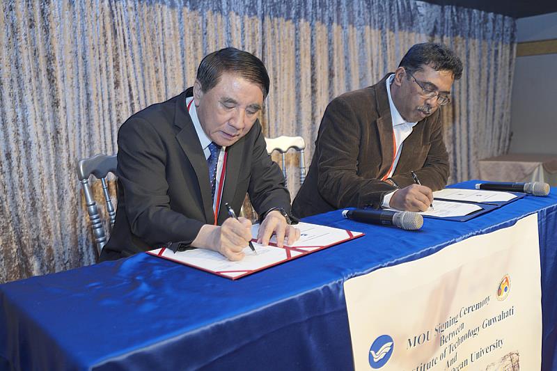 海大與印度理工學院簽訂合作備忘錄強化雙邊合作與交流