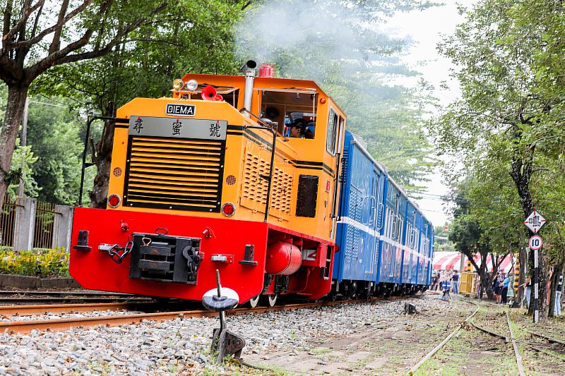 蒜頭糖廠五分車通車典禮 高鐵至故宮南院觀光鐵路全線開通-2