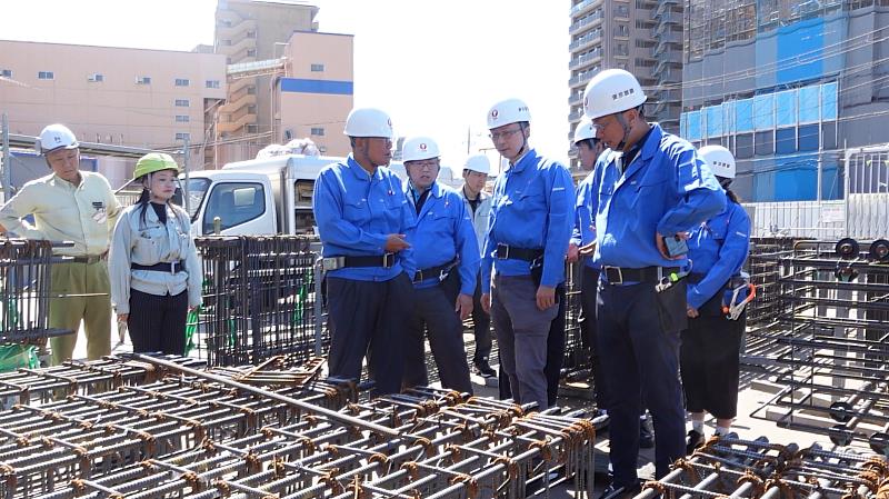 晉基建設參訪綠色鋼實際使用狀況