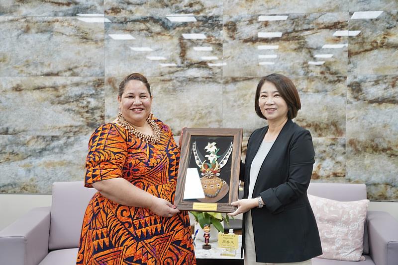 馬紹爾群島共和國駐台大使館新任大使卡蒂爾 拜會