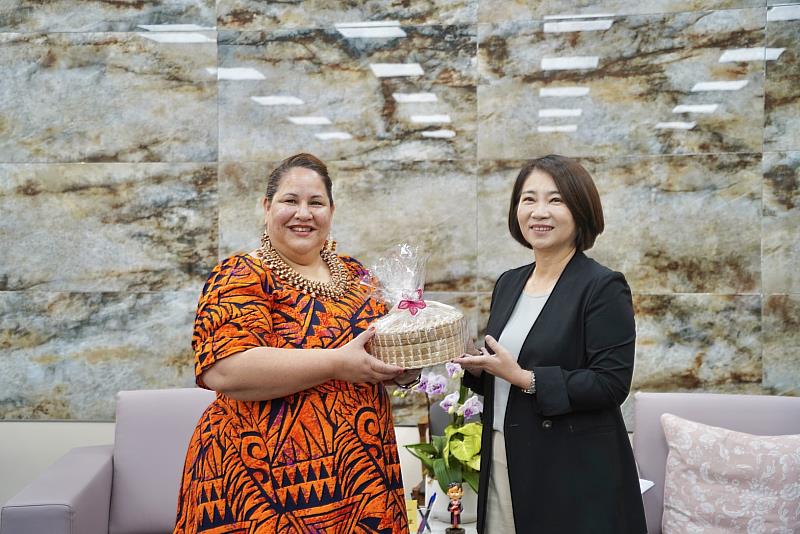 馬紹爾群島共和國駐台大使館新任大使卡蒂爾 拜會