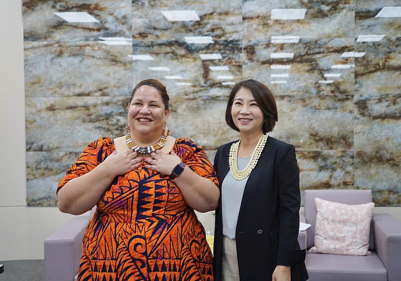 馬紹爾群島共和國駐台大使館新任大使卡蒂爾 拜會