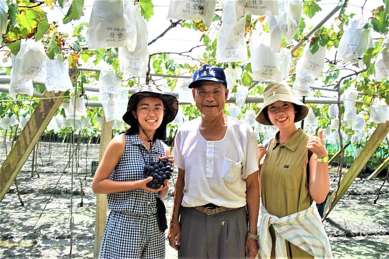 朝陽學子協助彰化農民解決葡萄藤問題，減少農業廢棄物焚燒造成空污，為逆轉氣候變遷做出貢獻。