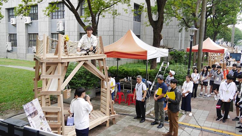 「雲科盃」全國高中職實構築競賽評選現場